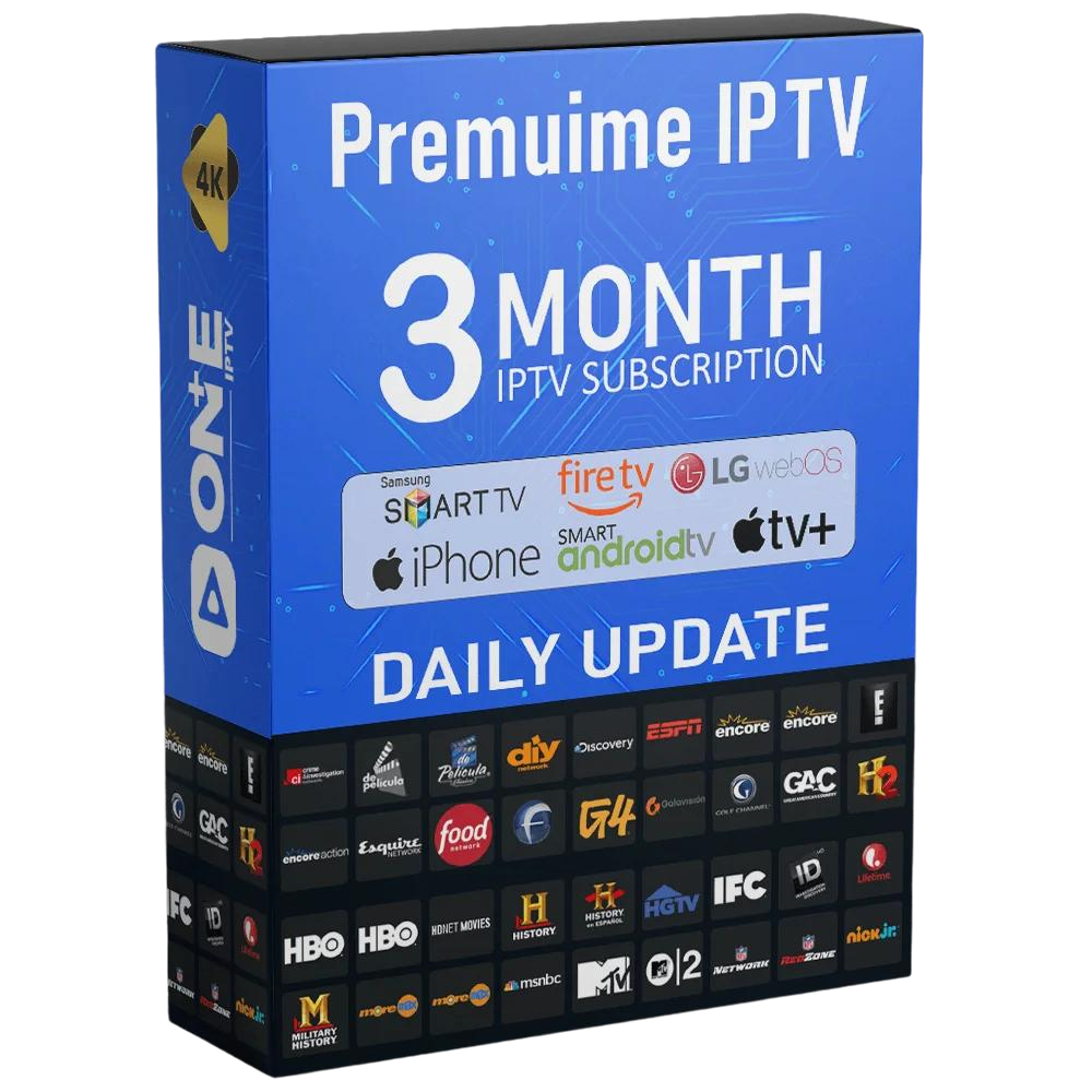 3 Month IPTV Subscription